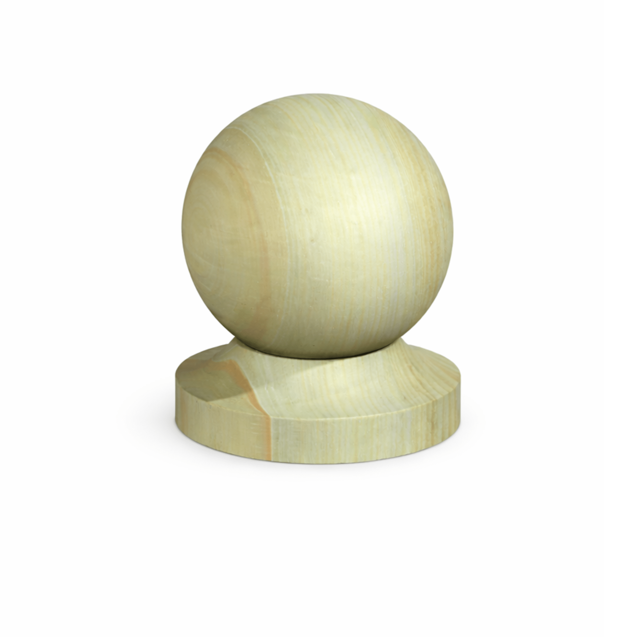 4" Post Ball & Collar Finial Green - Reynolds Timber & Building Supplies