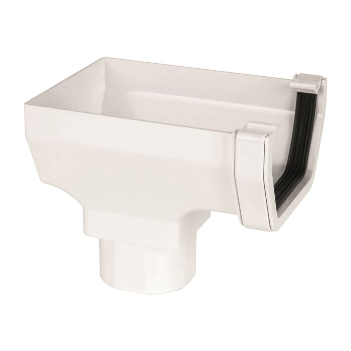 Square Gutter Stop End Outlet