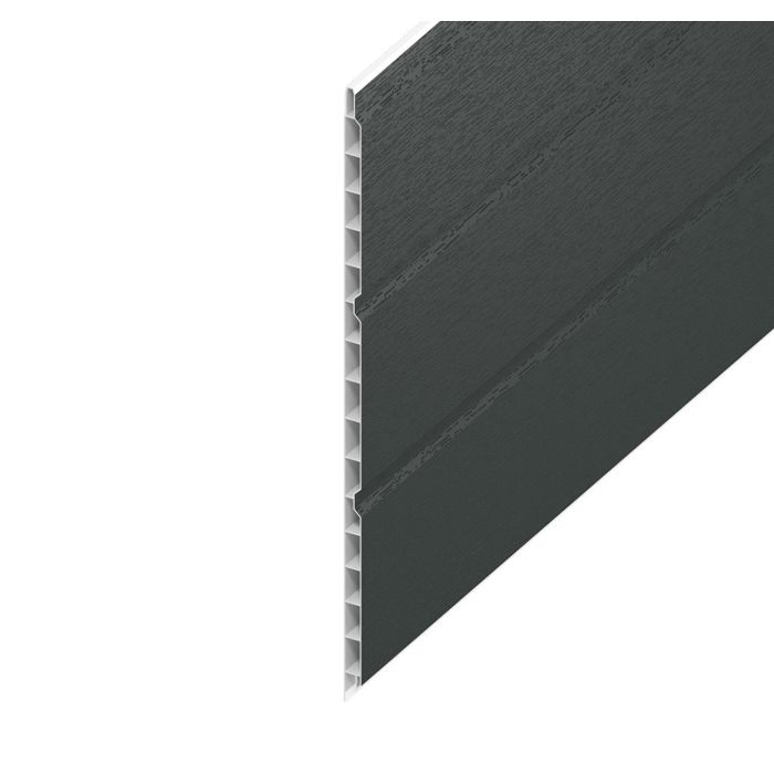 300mm Hollow Soffit 5m Anthracite Grey