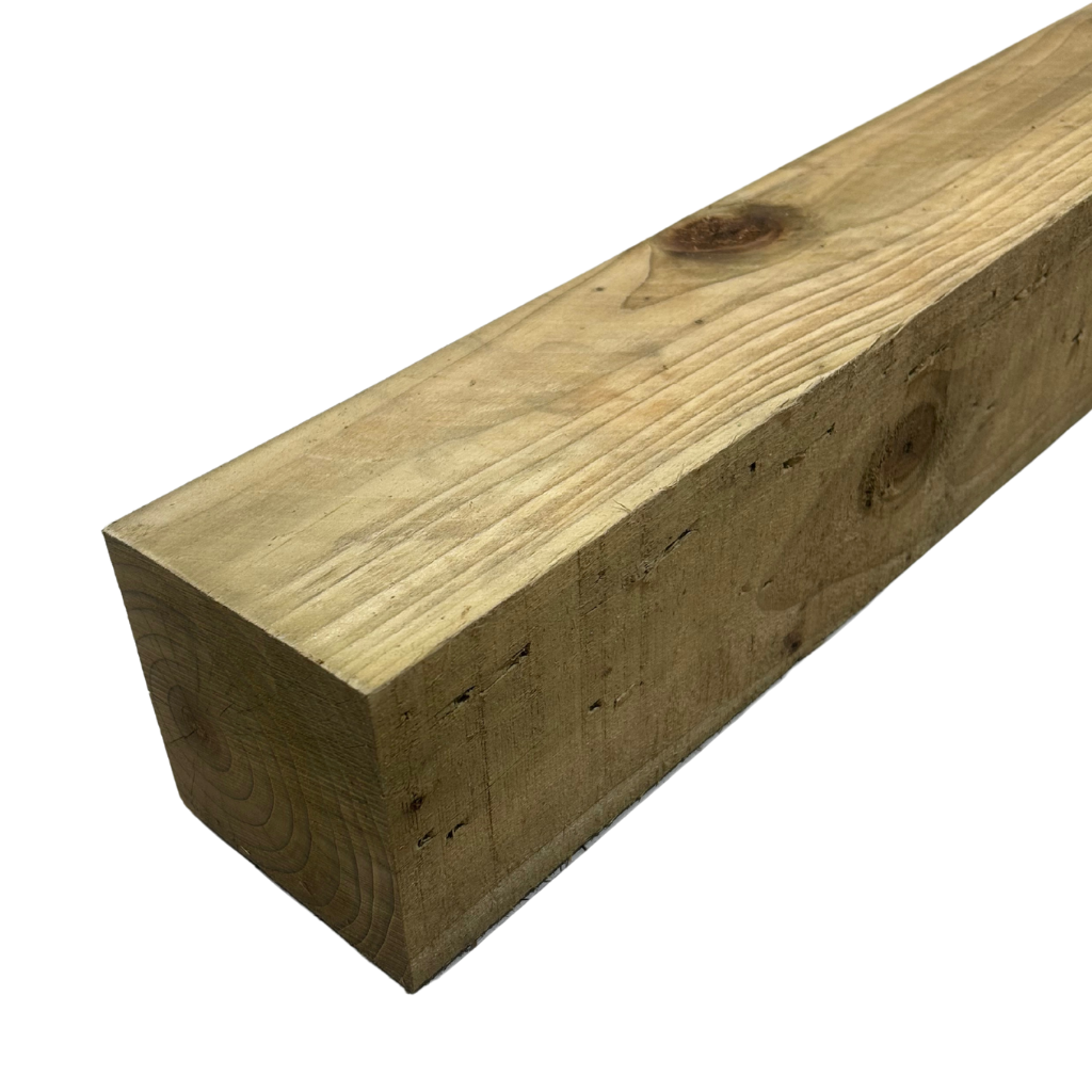 6X6 3m Green Tanalised Post