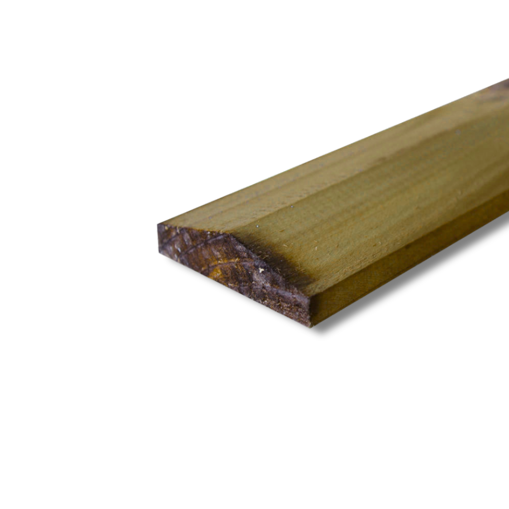 1.8m Fence Cap 44mm Wide Green