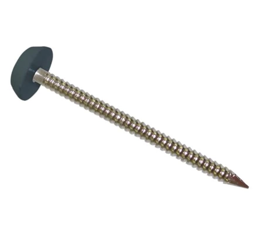 65mm Poly Top Nails Anthracite Grey