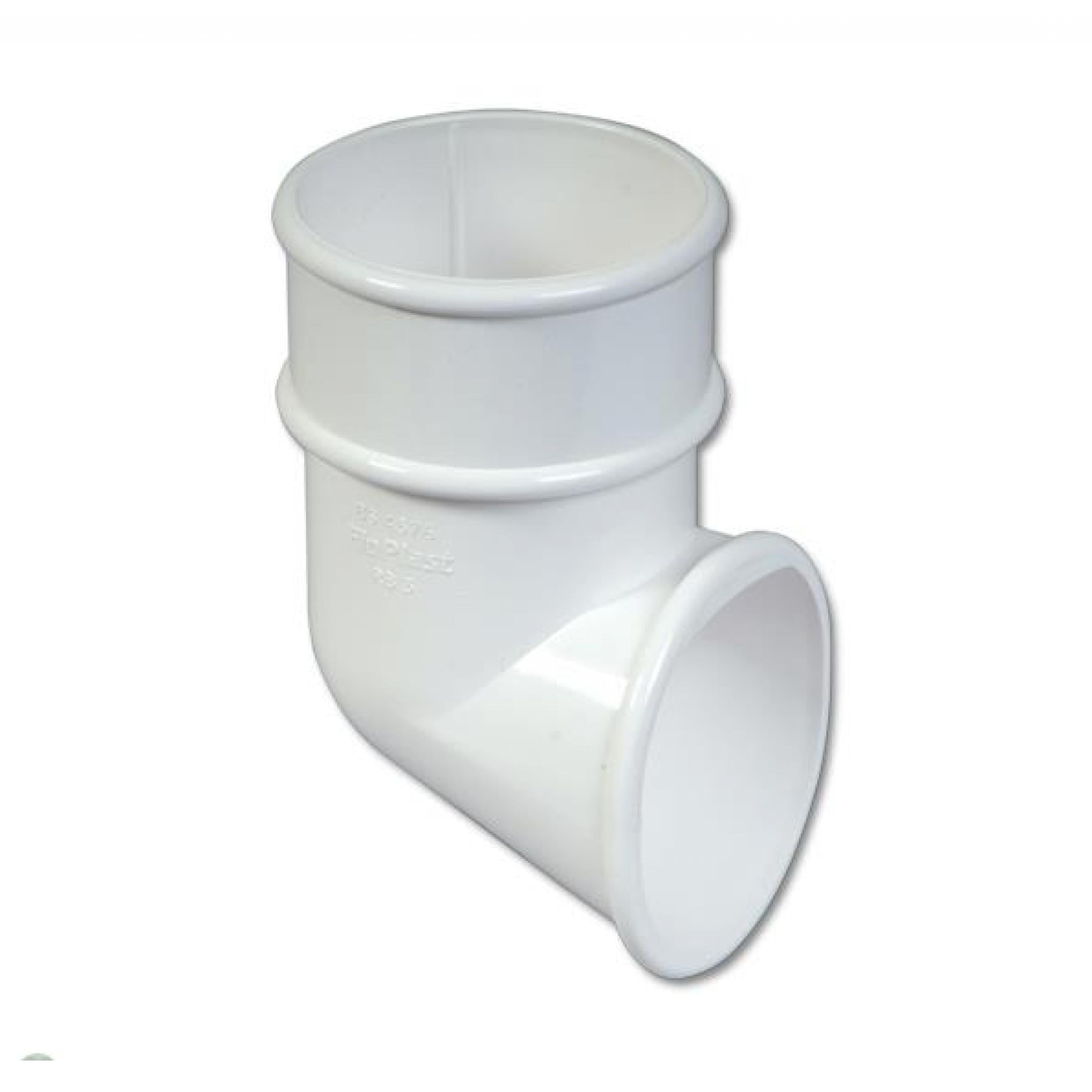 Round Downpipe Shoe White
