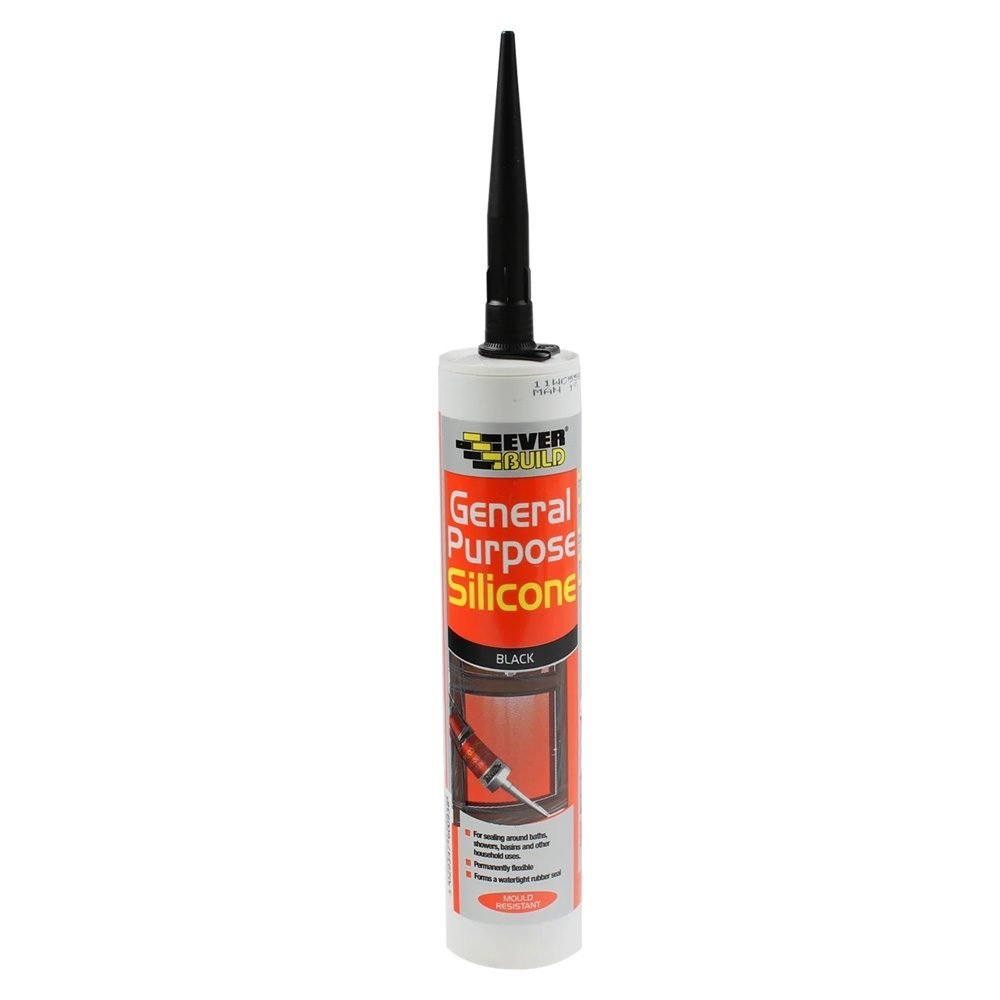 General Purpose Silicone Black - Reynolds Timber & Building Supplies