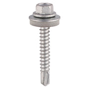 5.5mm Metal H Section Screws – Hex with Washer, Self-Drill