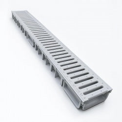 1m Shallow Channel Drain – Grey