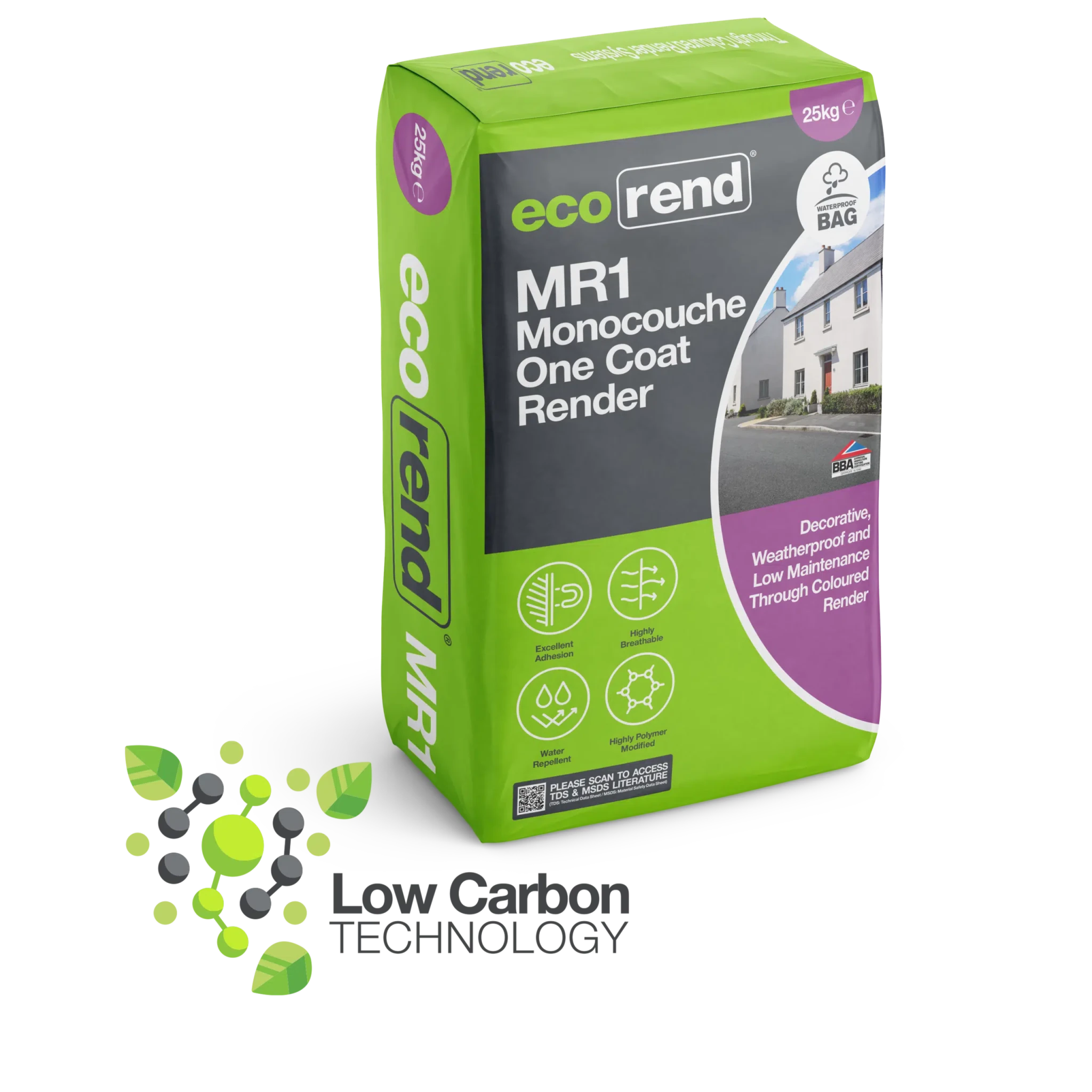 Monocouche One Coat Render - Marble White 25KG - Reynolds Timber & Building Supplies