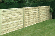 Square Horizontal Fence Panel – European Style