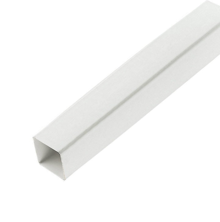 4m Square Downpipe White