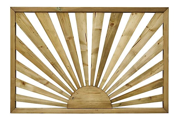 Sunburst Fence Panel (W)1.13m (H)0.76m - Reynolds Timber & Building Supplies