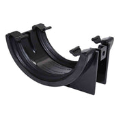 Half Round Gutter Union Bracket Black