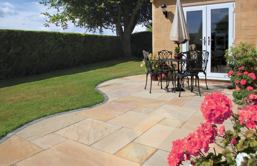 Golden Fossil Sandstone PaveStone - Reynolds Timber & Building Supplies