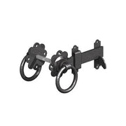 Ring Gate Latches 6" 150 mm E/blk