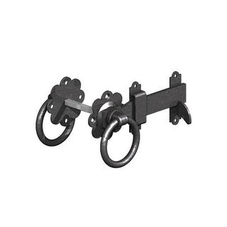 Ring Gate Latches 6" 150 mm E/blk