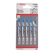 Jigsaw Blades for Metal Cutting (Bi-Metal, 5 Pack)