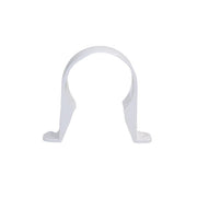 Round Downpipe Clip White