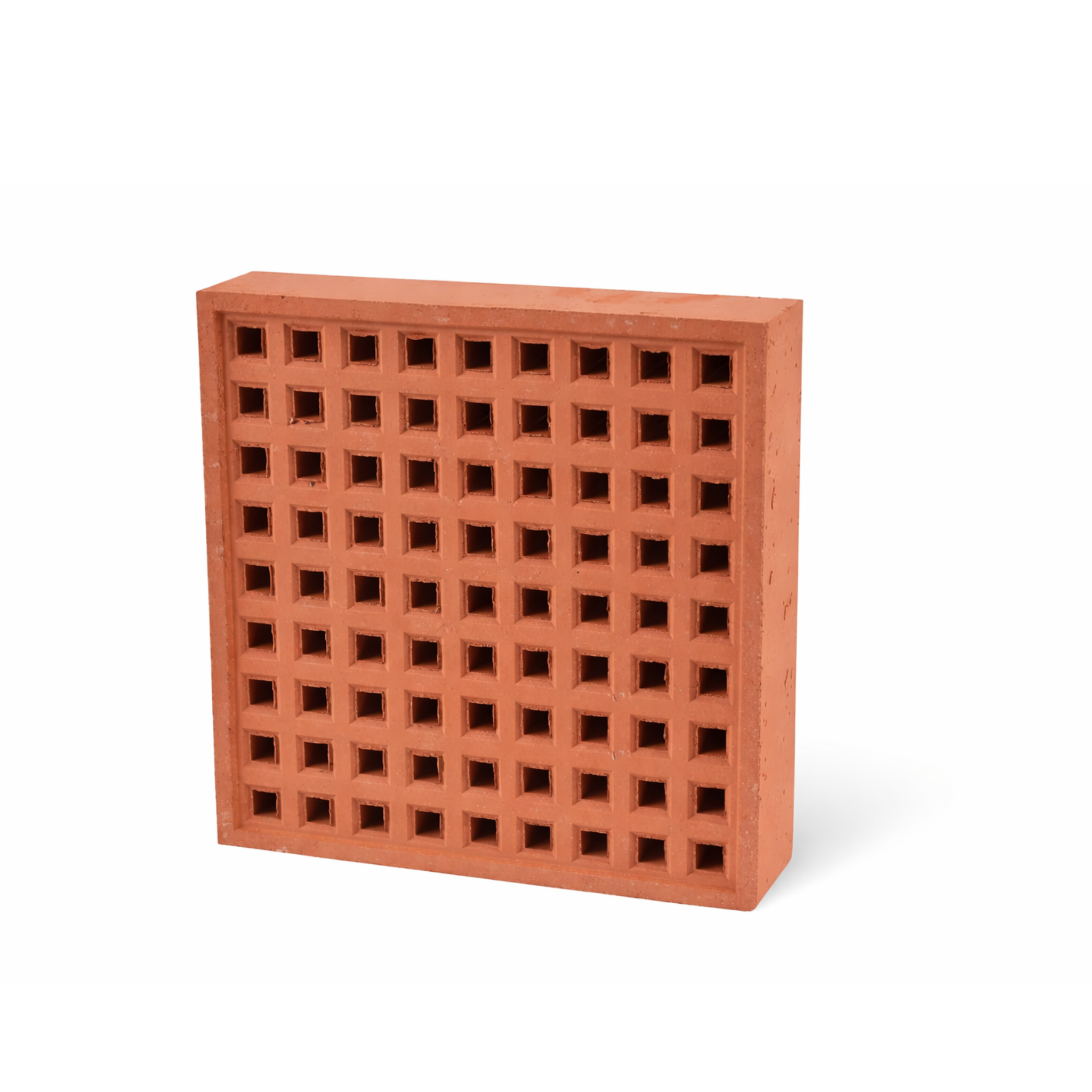AIR BRICK 9X9 RED HOLED CLAY