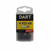 Dart PZ2 Impact Driver Bits 25mm (10pk)