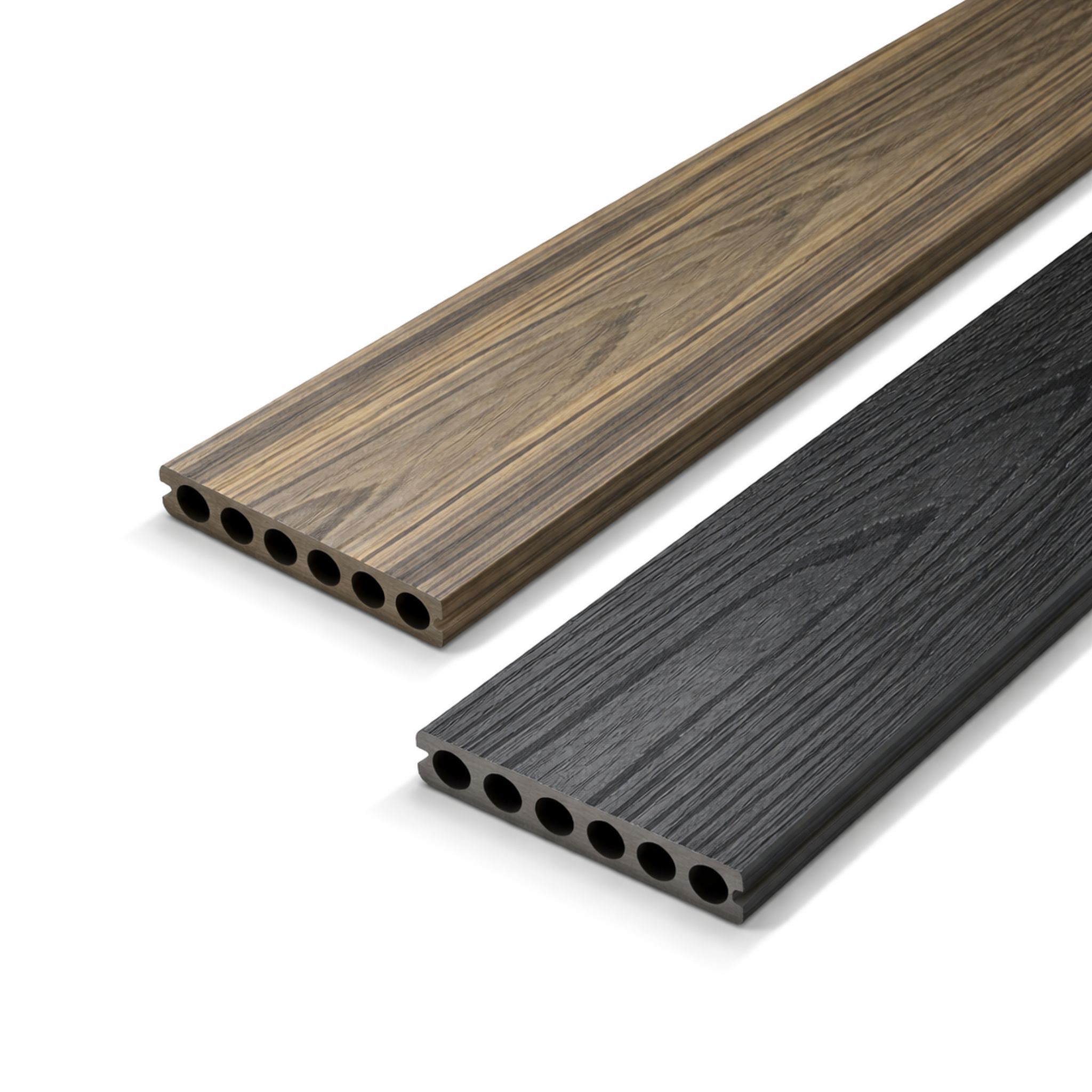 3.6m Dual Deck Composite Decking 143 x 22.5mm Charcoal / Slate Grey