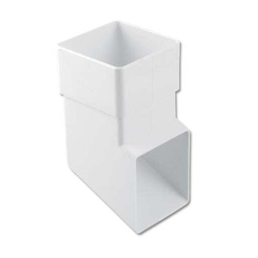 Square Downpipe Shoe White