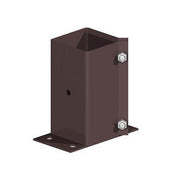Flush Bolt Down 4"x4" (100x100mm) Brown - Reynolds Timber & Building Supplies