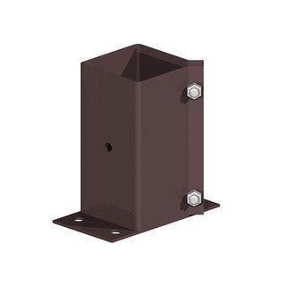 Flush Bolt Down 4"x4" (100x100mm) Brown - Reynolds Timber & Building Supplies
