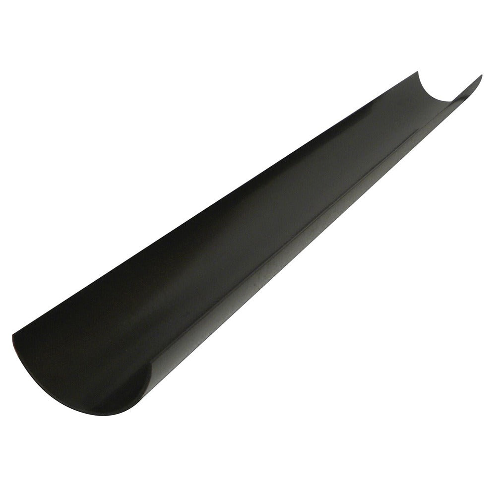 Half Round Gutter 4m Black