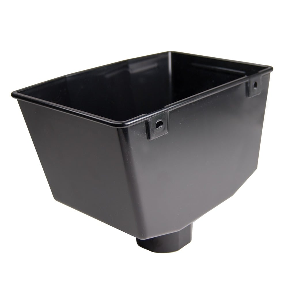 Half Round Fascia Bracket Black