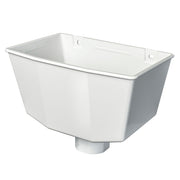 Square to Round Hopper White