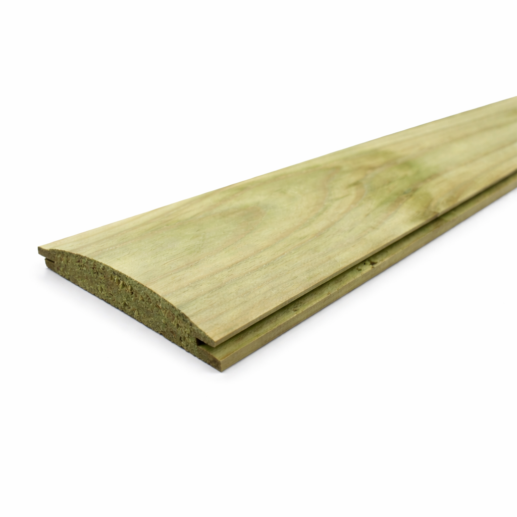 Treated Loglap 125 x 32mm 4.8m