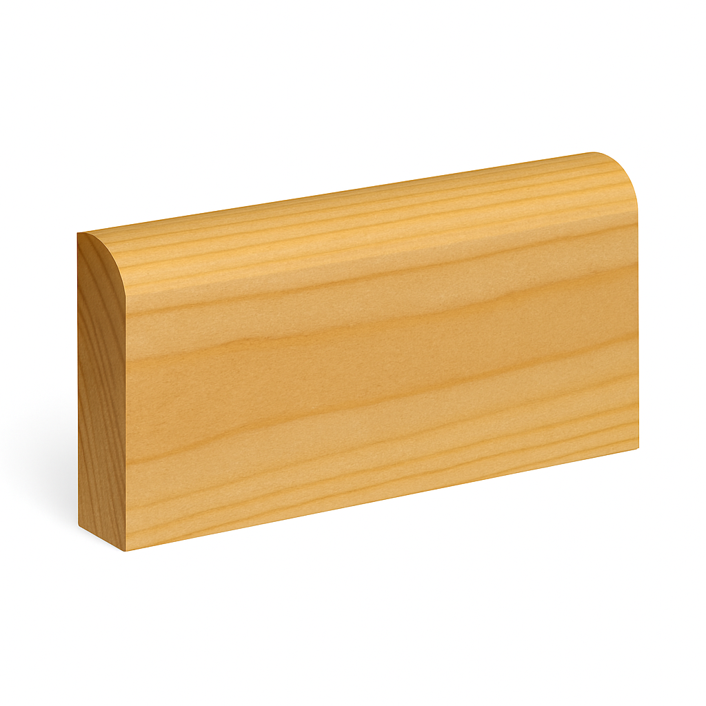 Pencil Round Redwood Skirting & Architrave