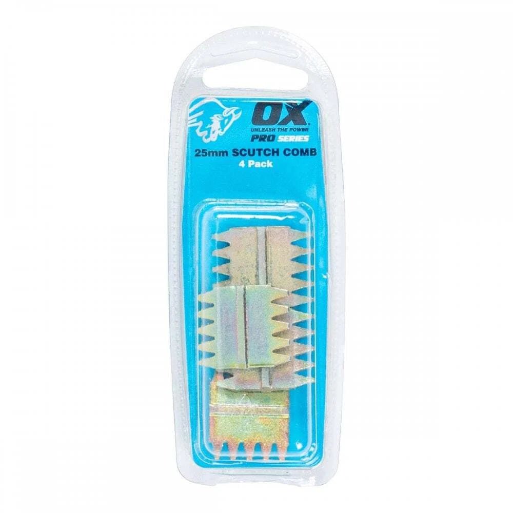 OX Pro Scutch Combs (4 pack) – 25mm / 1in - Reynolds Timber & Building Supplies