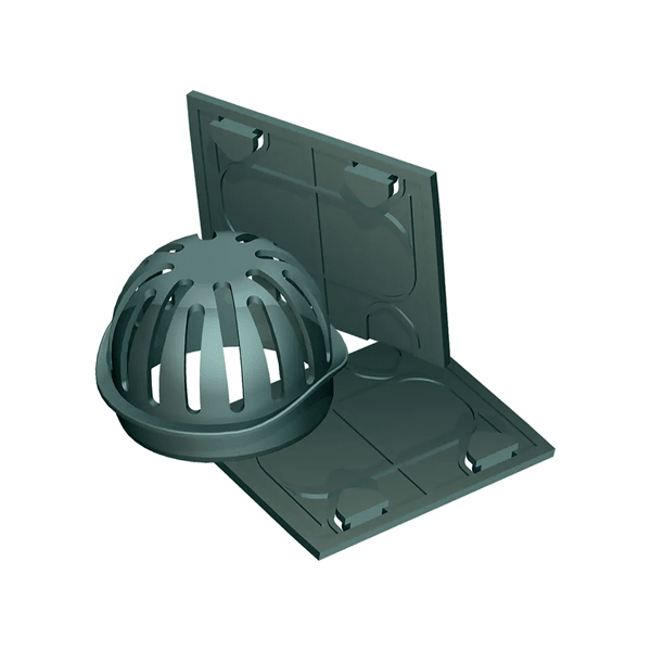 Slot Drain Leaf Trap & Stop Ends Black - Reynolds Timber & Building Supplies