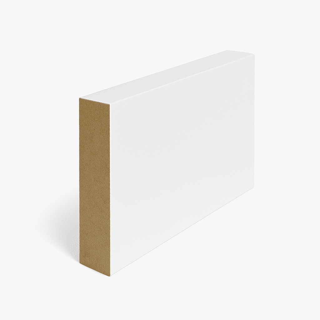144mm Square Edge MDF - 4.4m - Primed - Reynolds Timber & Building Supplies