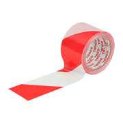 Red & White Hazard Warning Tape 100m