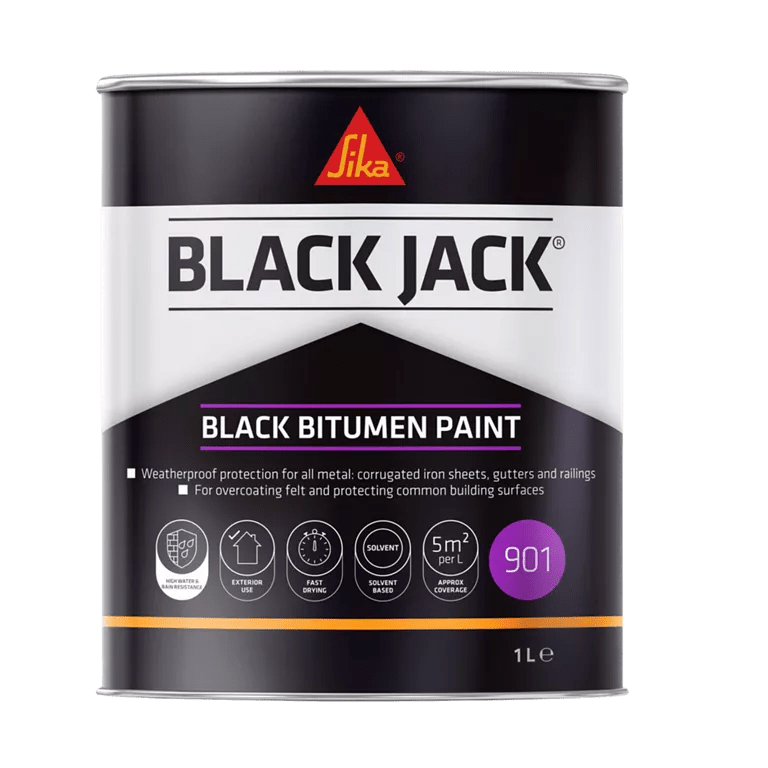 Black Jack Bitumen Paint 5L Black - Reynolds Timber & Building Supplies
